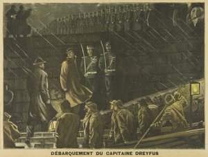 ドレフュス上陸、1899年7月9日 作： Unbekannt