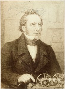 エドワード・カウパー、イギリスの発明家、1830年頃 作： Unbekannt