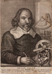 エリアス・アレン、数学者、楽器製作者、1630年頃