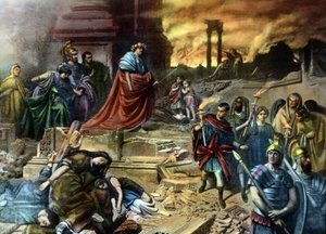 64年のローマ陥落後、王宮とネロ皇帝