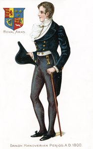 イングリッシュ・ダンディ 1800 作： Unbekannter Künstler