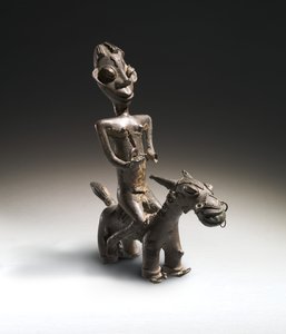 乗馬フィギュア、おそらく1700年代 作： Unbekannt