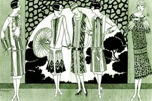 ファッション：1925年5月のドレス 作： Unbekannter Künstler