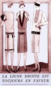 ファッション：1928年春のドレス