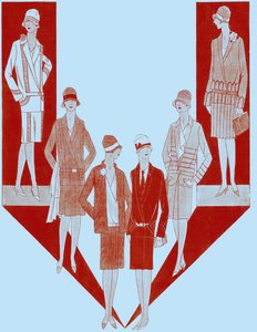 ファッション・レディス・スーツ、1927年秋