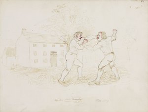 戦闘、ノーサンバーランド、1805-1820年頃 作： Unbekannt