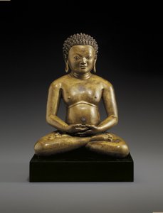 11世紀から12世紀に着席したヨギ、おそらくPadampa Sangyeの図 作： Unbekannt