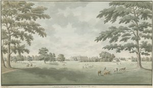 フィッシャーウィックホール：水彩画、1786年