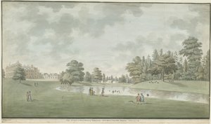 フィッシャーウィックホール：水彩画、1786 作： Unbekannt