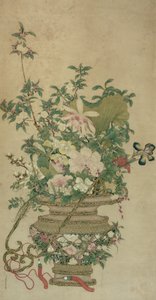 四季の花々、清朝、18〜19世紀 作： Unbekannt