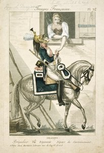 フランスの竜騎兵 作： Unbekannter Künstler