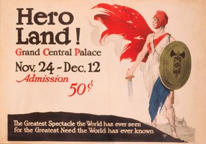フランスのヒーローランドのポスター、ニューヨーク、ニューヨーク