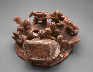 葬式の頬ピアスの儀式、紀元前200年-西暦300年 作： Unbekannt