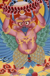 ガルーダです。ネパール、カトマンズ、コパン僧院
