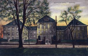 ドイツ、ヴィッパーフールト：1910年から1911年に建てられた「アルテスセミナー」の外観 - ポストカード 20世紀 作： Unbekannt