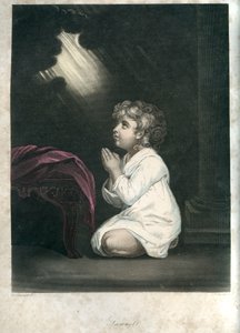 神はサムエルに語りかける - 聖書 作： Unbekannter Künstler