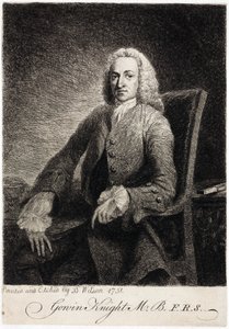 ゴウィン・ナイト（科学者） 1751年頃 作： Unbekannt