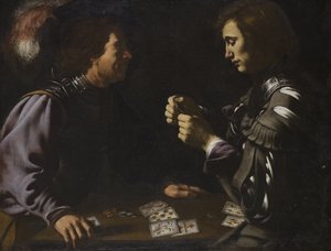 Grammatica - The Gamblers (öljy kankaalle) 作： Unbekannter Künstler