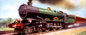 グレート・ウェスタン鉄道の列車 - キング・ジョージ5世 作： Unbekannter Künstler