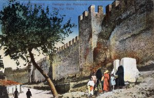 ギリシャ、テッサロニキ（またはテッサロニキ）。城壁の残骸 - ポストカード 1914-1918 作： Unbekannt