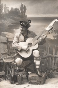 グスタフ・レヒル、ドイツ、1908年 (白黒写真) 作： Unbekannter Künstler
