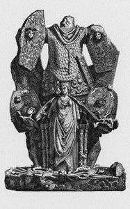 古代ローマの歴史。1872年のローマのエングレービング 作： Unbekannt
