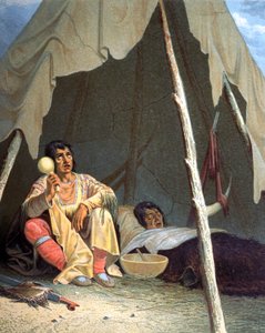 アメリカのインディアン部族、アメリカ、19世紀後半（イラスト） 作： Unbekannter Künstler
