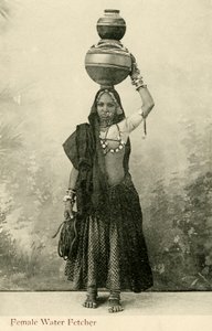 インディアンの水運び 作： Unbekannter Künstler