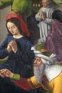 Indre & Loire N* 176 - Chateau de Loches - 磔刑の祭壇画の詳細 - Ecole de Jean Fouquet - 1485 - 。 作： Unbekannt