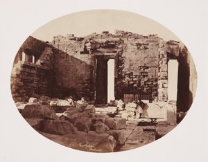 パルテノン神殿の内部（アテネ、1849年頃 作： Unbekannt