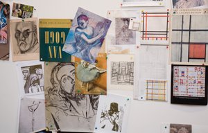 R.B.キタジの自宅兼スタジオのインテリア（アメリカ・ロサンゼルス、2007年）（写真 作： Unbekannt