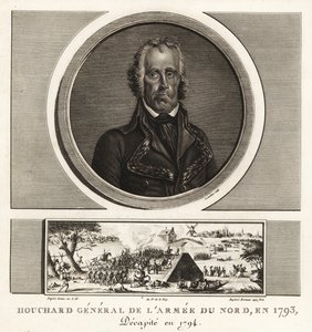 ジャン・ニコラ・ウシャール（フランス革命期の北軍司令官、1793年に臆病者として処刑される 作： Unbekannt