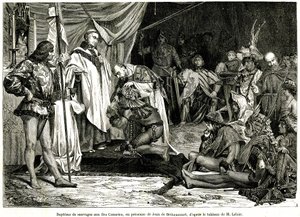 ジャン・ド・ベタンクール、ノルマン紳士、バロン・ド・サン・マルタン・ル・ガイヤールは、1405 年 1 月にカナリア諸島を征服し、キリスト教化した、雑誌「Sur terre et sur mer」n°28、1 月 8 日より