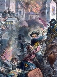 マグデブルクで戦うヨハン・ツェルクラエス 作： Unbekannter Künstler