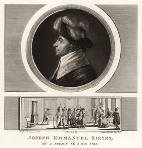 Joseph Emmanuel Sieyes, フランスの政治家・理論家 作： Unbekannt