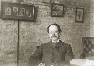 ジョセフ・ジョン・トムソン、イギリスの物理学者、1900年頃 作： Unbekannter Künstler