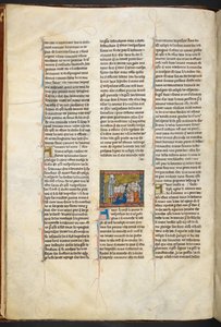 アリマテアのヨセフが聖杯の物語から信者に説教する、c 1315-1 作： Unbekannter Künstler