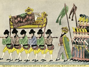 Os irmãos de José carregam Jacó do Egito - Bíblia 作： Unbekannter Künstler