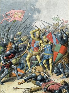 ポワチエの戦いでの善良なジョン 2 世 (1356 年) 作： Unbekannter Künstler