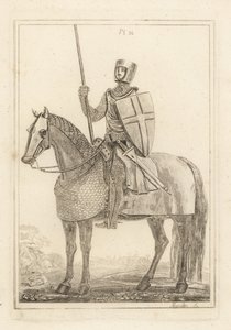 ヘンリー2世時代の鎧を身にまとった騎士や武術家 作： Unbekannt