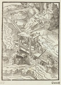 金鉱石の洗浄 - Lazarus Eckerの「Description des minerais et des principales methodes d