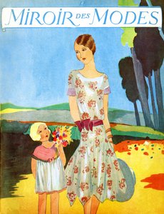ル・ミロワール・デ・モード 1928年4月 作： Unbekannter Künstler