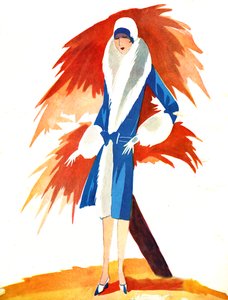 ル・ミロワール・デ・モード 1927年9月 作： Unbekannter Künstler