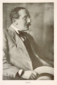 レオン・バクスト（1866-1924）、ロシアの画家、ポートレート写真（モノクロ写真 作： Unbekannt