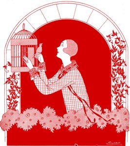 フランスの女性のモード 1925年5月 作： Unbekannter Künstler