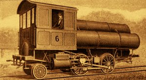 空気圧で走る機関車 作： Unbekannter Künstler