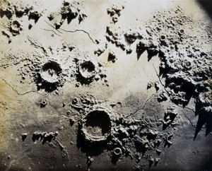 月のクレーター 作： Unbekannter Künstler