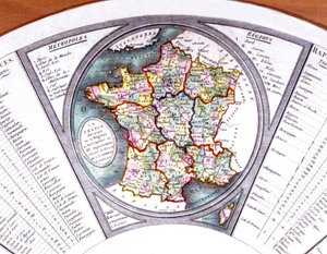 フランス地図 作： Unbekannter Künstler