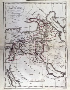 メソポタミア地図 作： Unbekannter Künstler