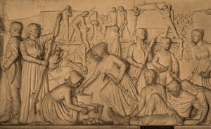 Marble relief with the story of the Boer trek, Voortrekker Monument in honour of the Boers, capital Pretoria, Tshwane, South Africa, Pretoria, Africa (photo)   1438874   ja       japanese Successfully Translated  Original: Bridge in a Continental Town Tran 作： Unbekannter Künstler